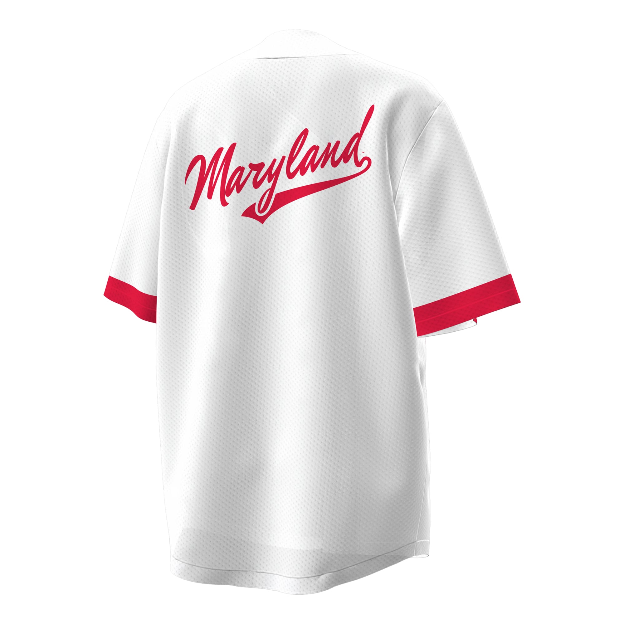 Maillot de baseball Under Armour blanc pour femmes des Maryland Terrapins