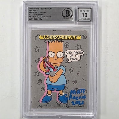 Matt Groening Memorabilia, Signed Matt Groening Photos and 