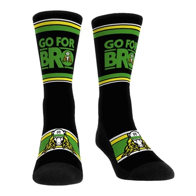  Matt Riddle Rock Em Unisex Throwback Stripes Crew Socks - Black