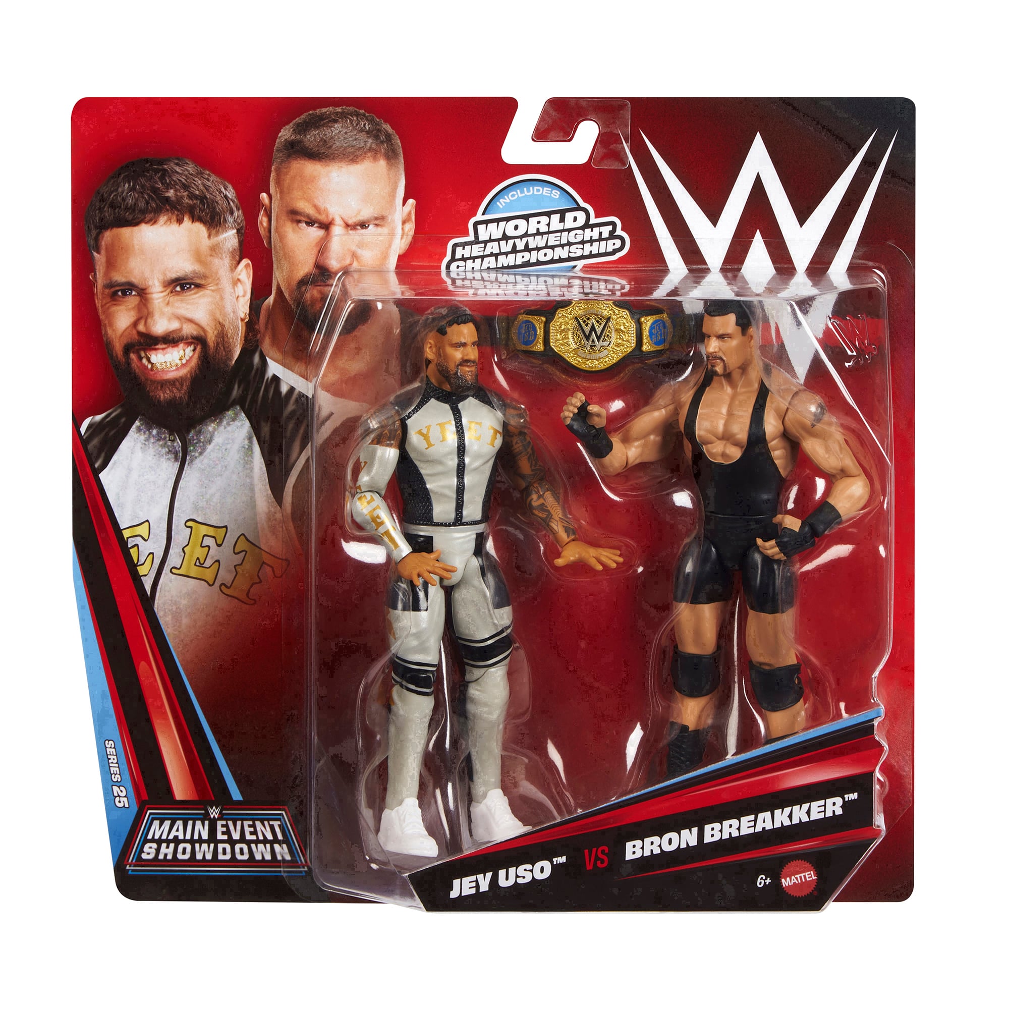 Mattel Bron Breakker & Jey Uso WWE Championship Showdown Series 25 Two ...