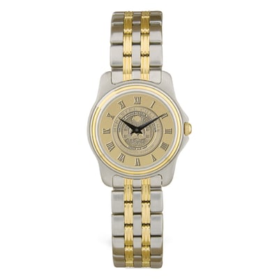 McDaniel Green Terror Women's Two-Tone Medallion Wristwatch - Gold/Silver
