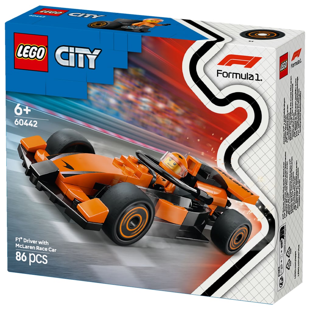 マクラーレン レースカーを搭載した F1® LEGO® ドライバー