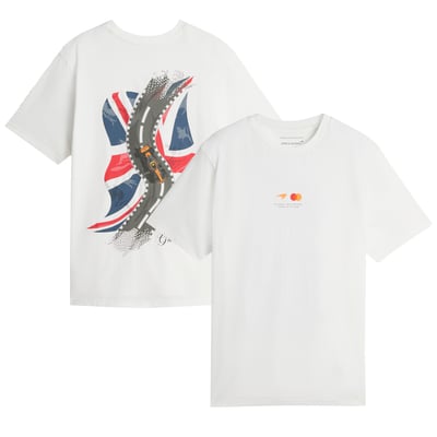 McLaren F1 Team stichd British Grand Prix 2026 Silverstone T-Shirt - White