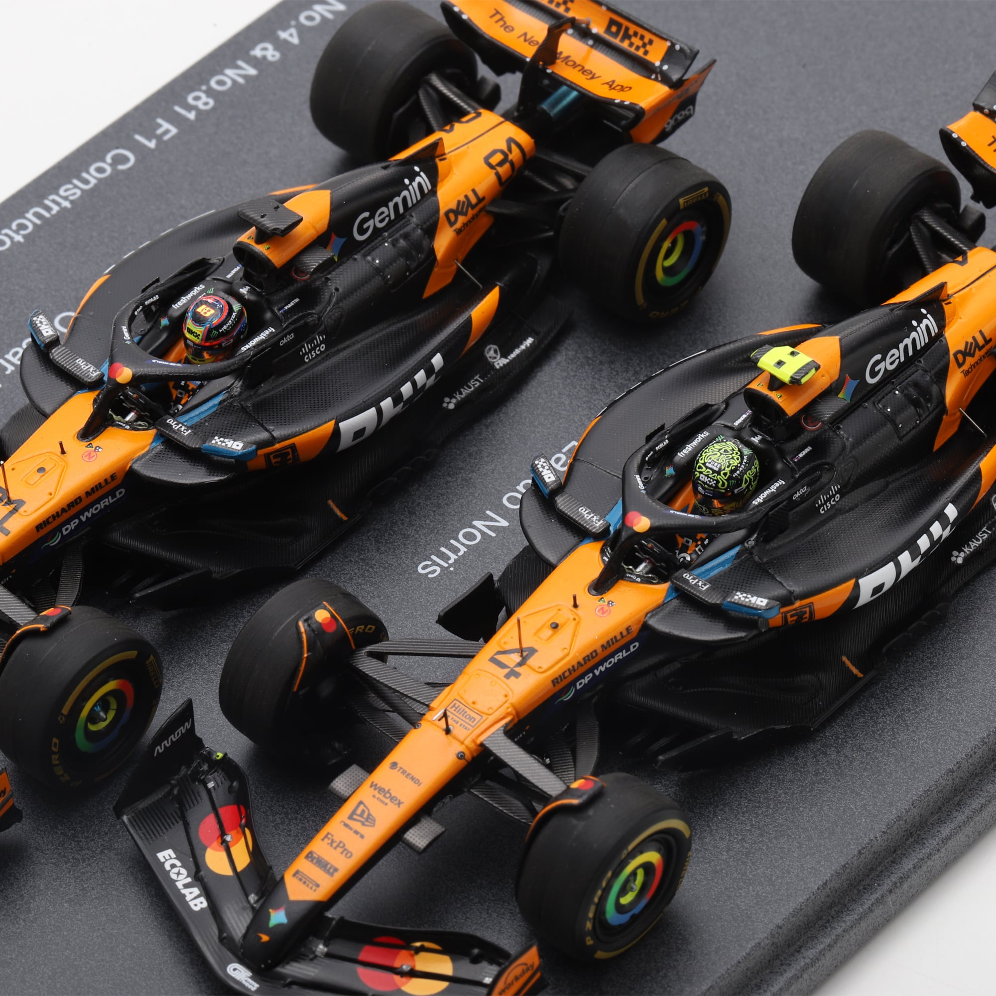 Spark Models Formule 1 McLaren F1 Team, voiture miniature moulée sous pression à l'échelle 1/43, coffret de deux voitures