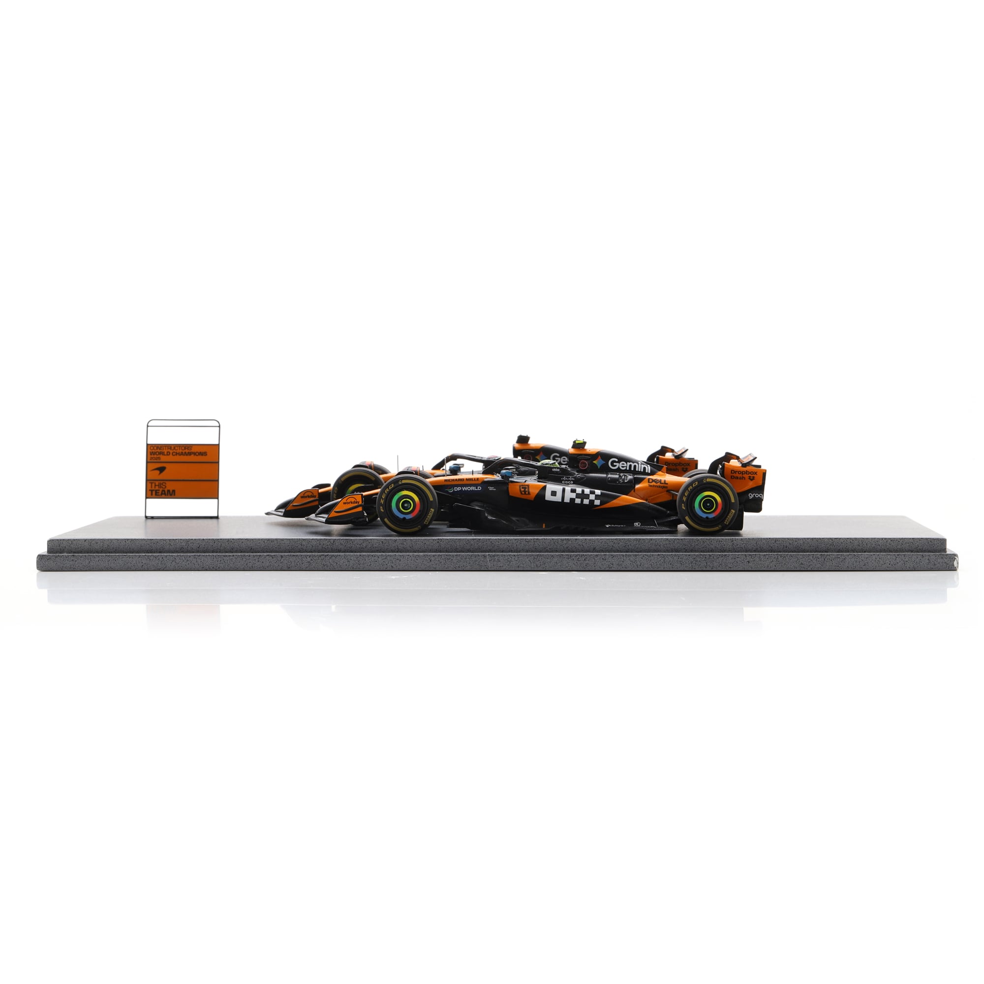 Spark Models Formule 1 McLaren F1 Team, voiture miniature moulée sous pression à l'échelle 1/43, coffret de deux voitures