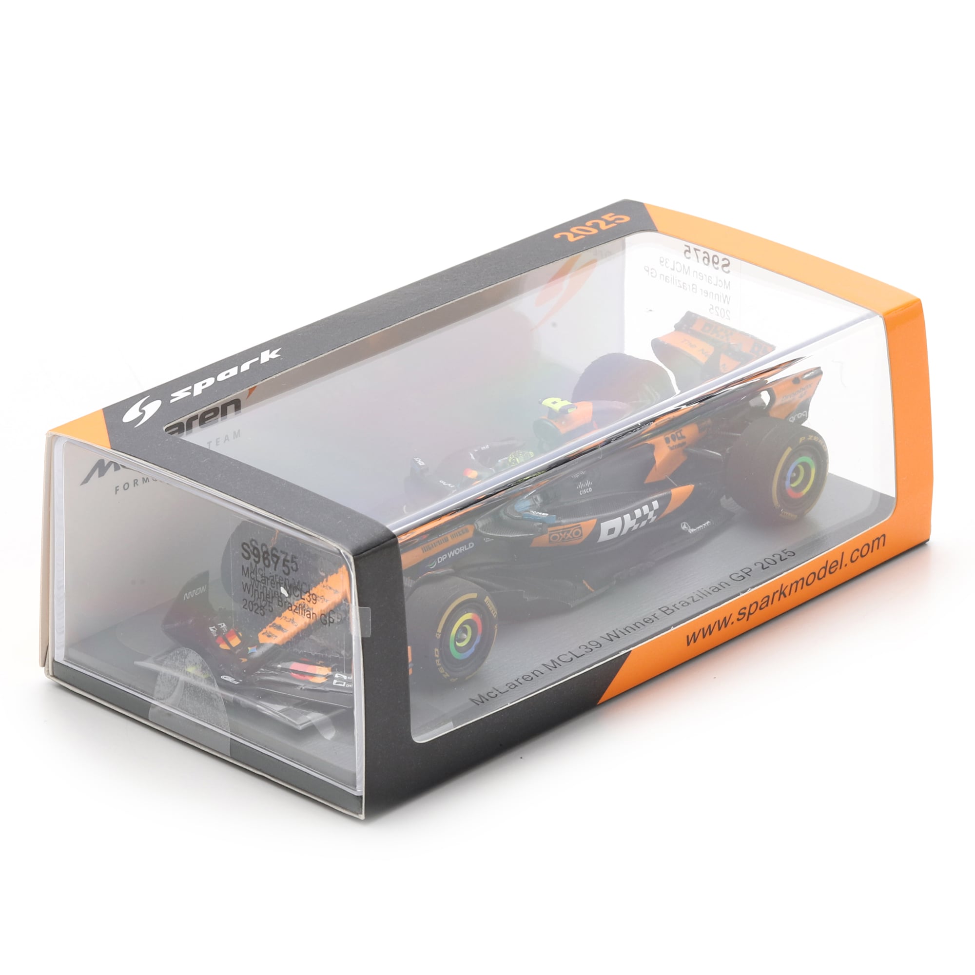 Voiture miniature Spark Models Formule 1 McLaren F1 Team à l'échelle 1/43