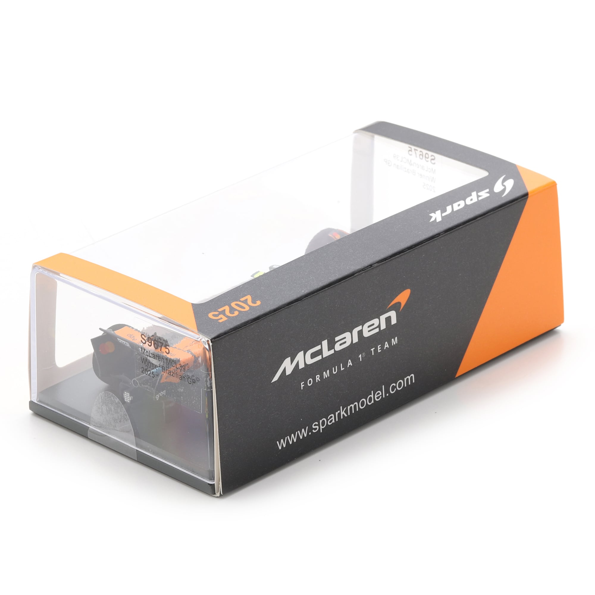 Voiture miniature Spark Models Formule 1 McLaren F1 Team à l'échelle 1/43