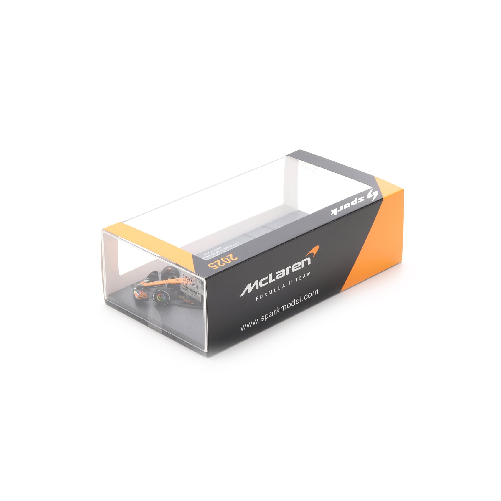 Spark Models Lando Norris McLaren F1 Team 2025 Abu Dhabi GP World Drivers' Champion #4 1:43 Scale Die-Cast Car