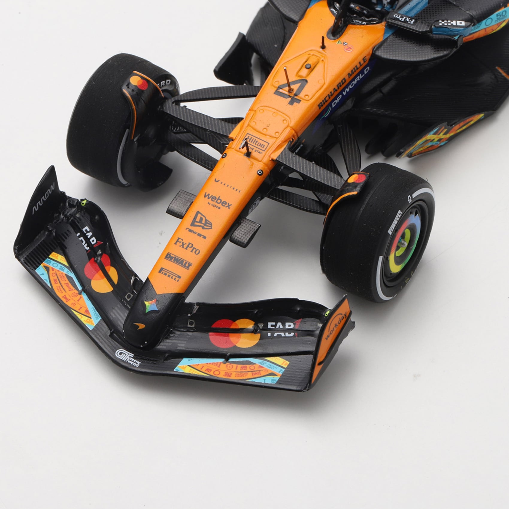 Spark Models Lando Norris McLaren F1 Team 2025 Abu Dhabi GP World Drivers' Champion #4 1:43 Scale Die-Cast Car