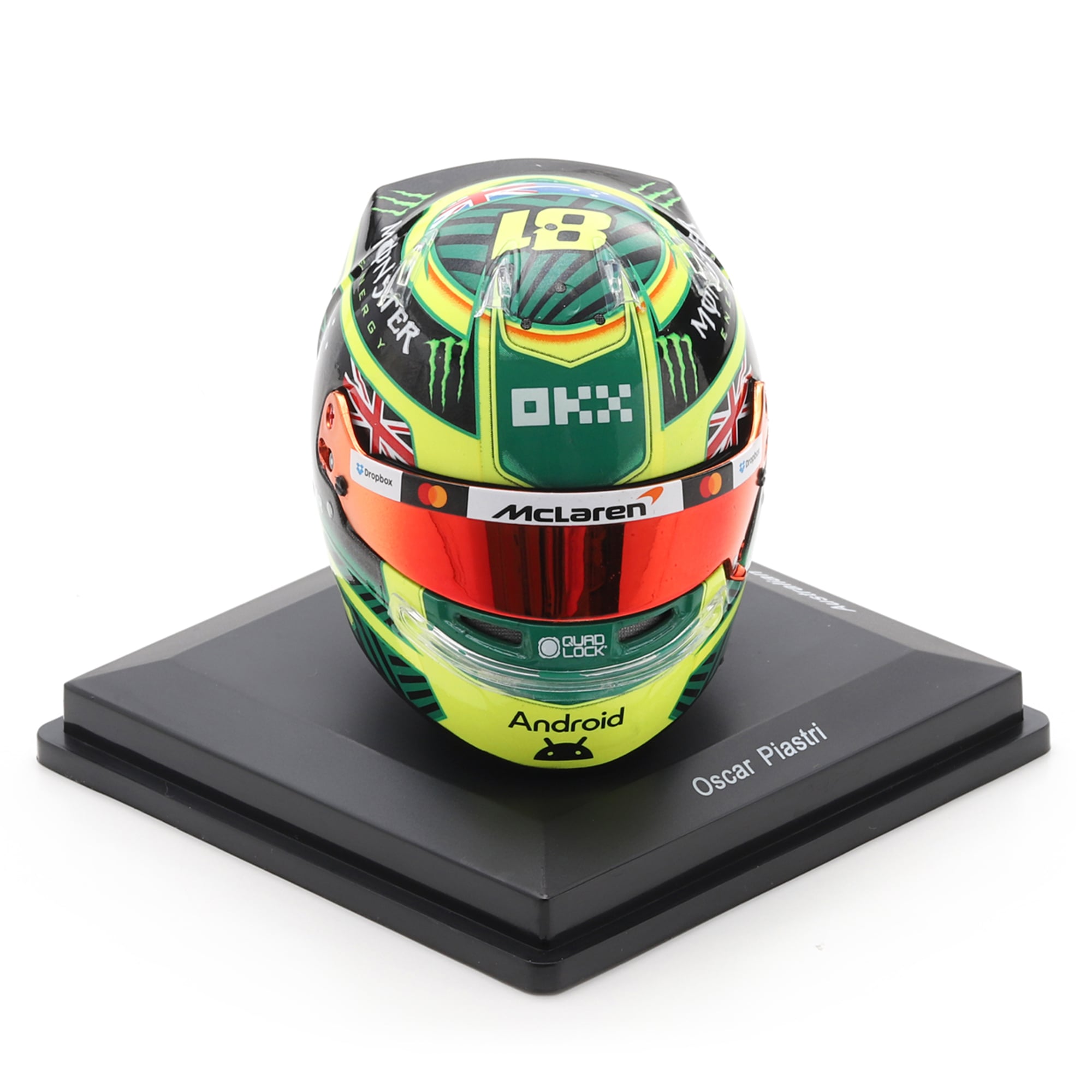 Casque Spark Models McLaren F1 Team Grand Prix d'Australie 2026 à l'échelle 1:5