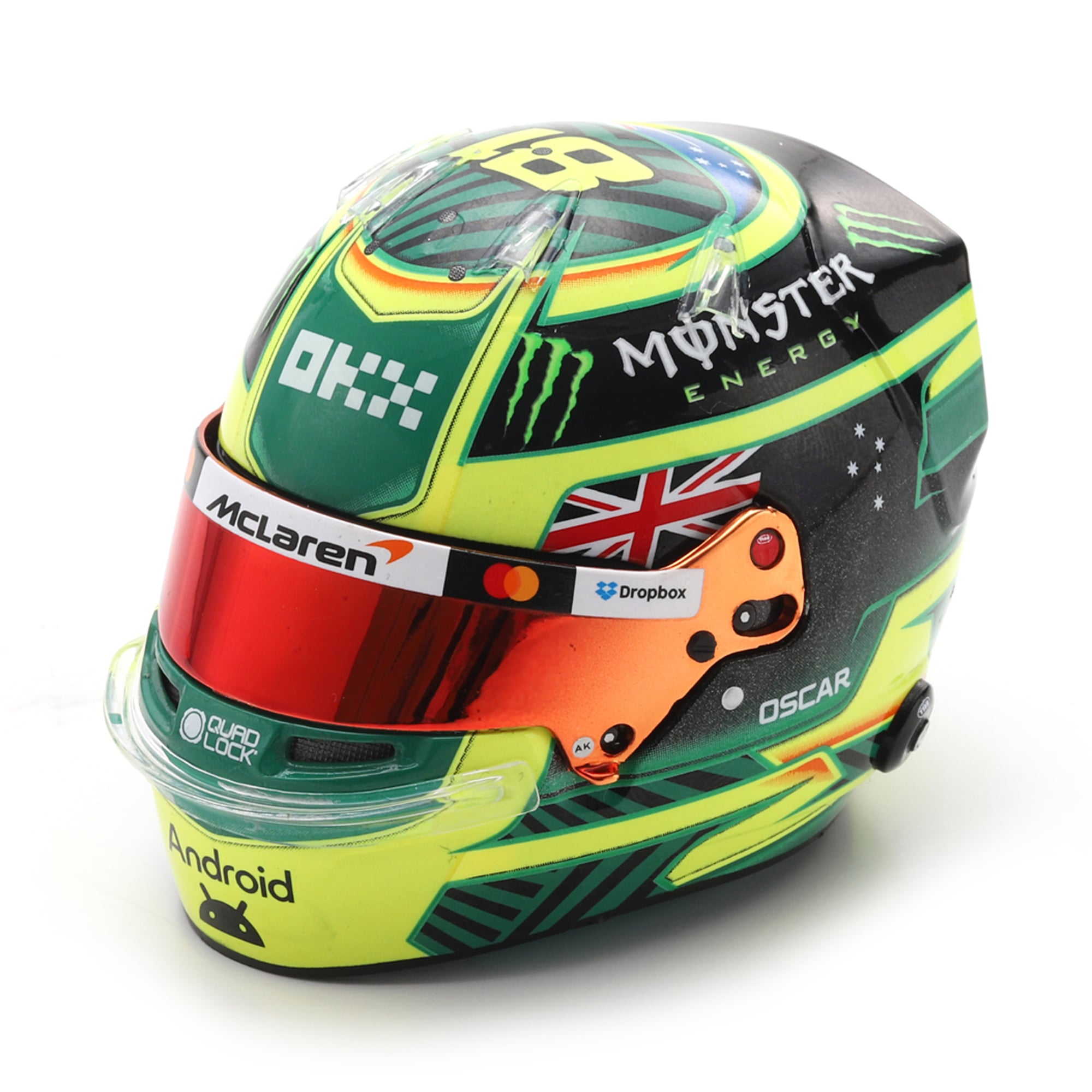 Casque Spark Models McLaren F1 Team Grand Prix d'Australie 2026 à l'échelle 1:5