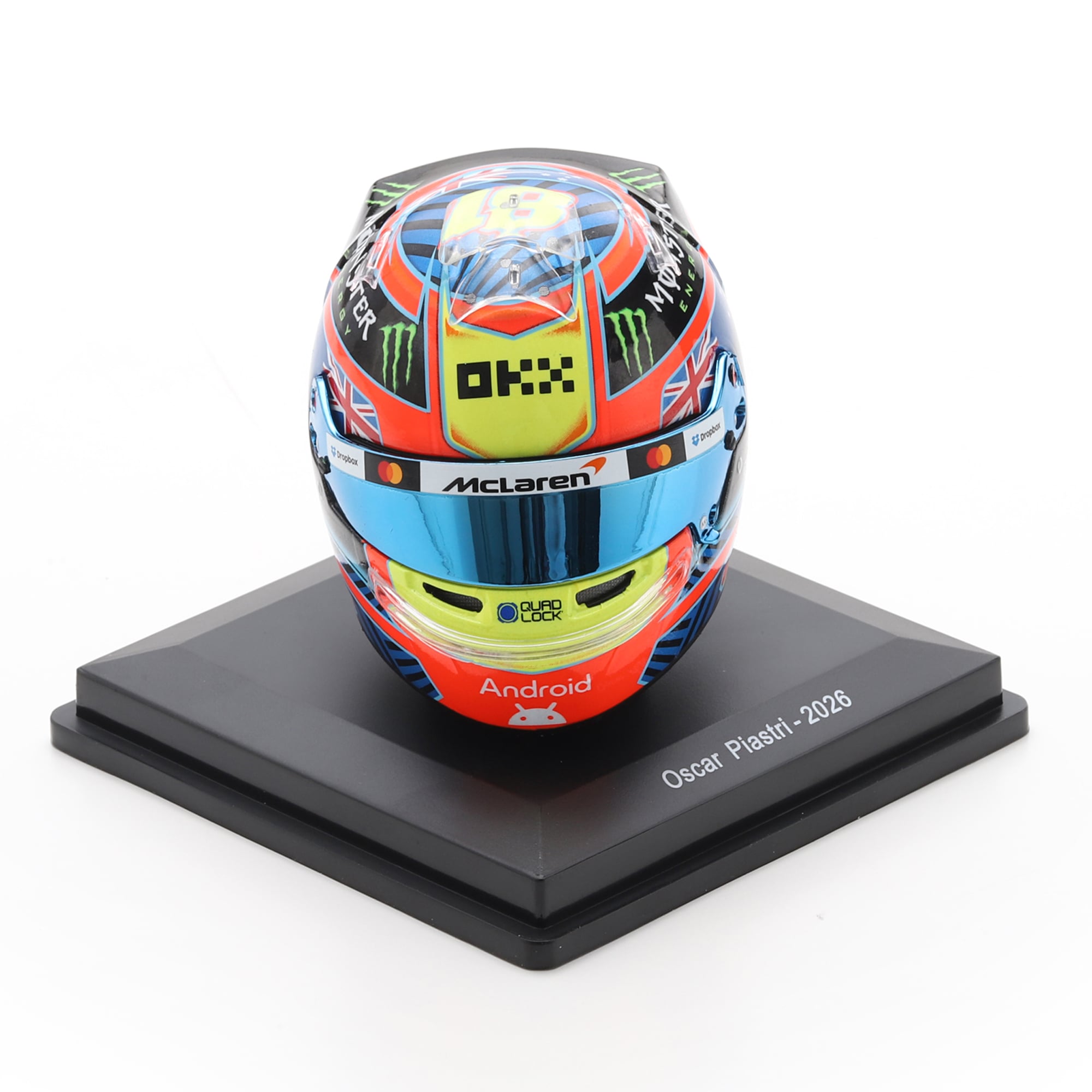 Casque Spark Models McLaren F1 Team Mastercard 2026 à l'échelle 1:5