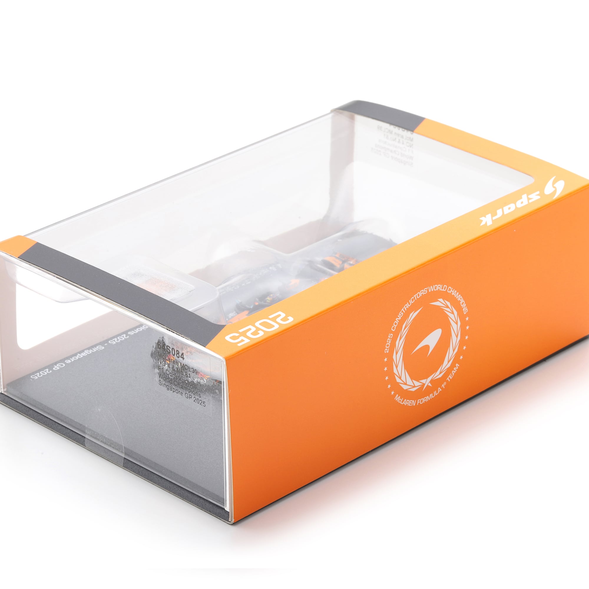 Spark Models McLaren F1 Team #4 et #81 Champion des constructeurs 2025 Coffret de voitures miniatures moulées sous pression à l'échelle 1:64