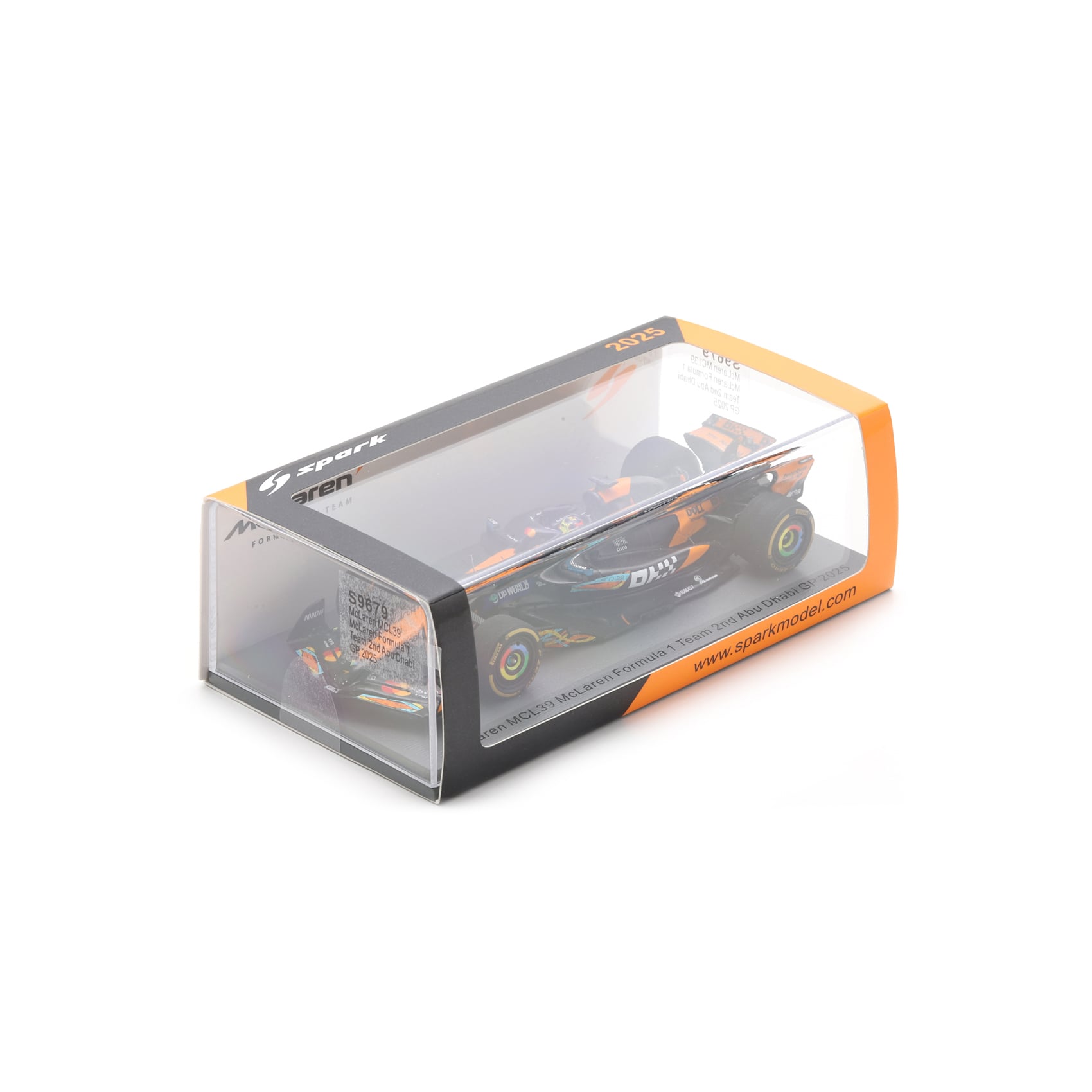 Spark Models Oscar Piastri McLaren F1 Team 2025 Abu Dhabi GP #81 1:43 Scale Die-Cast Car