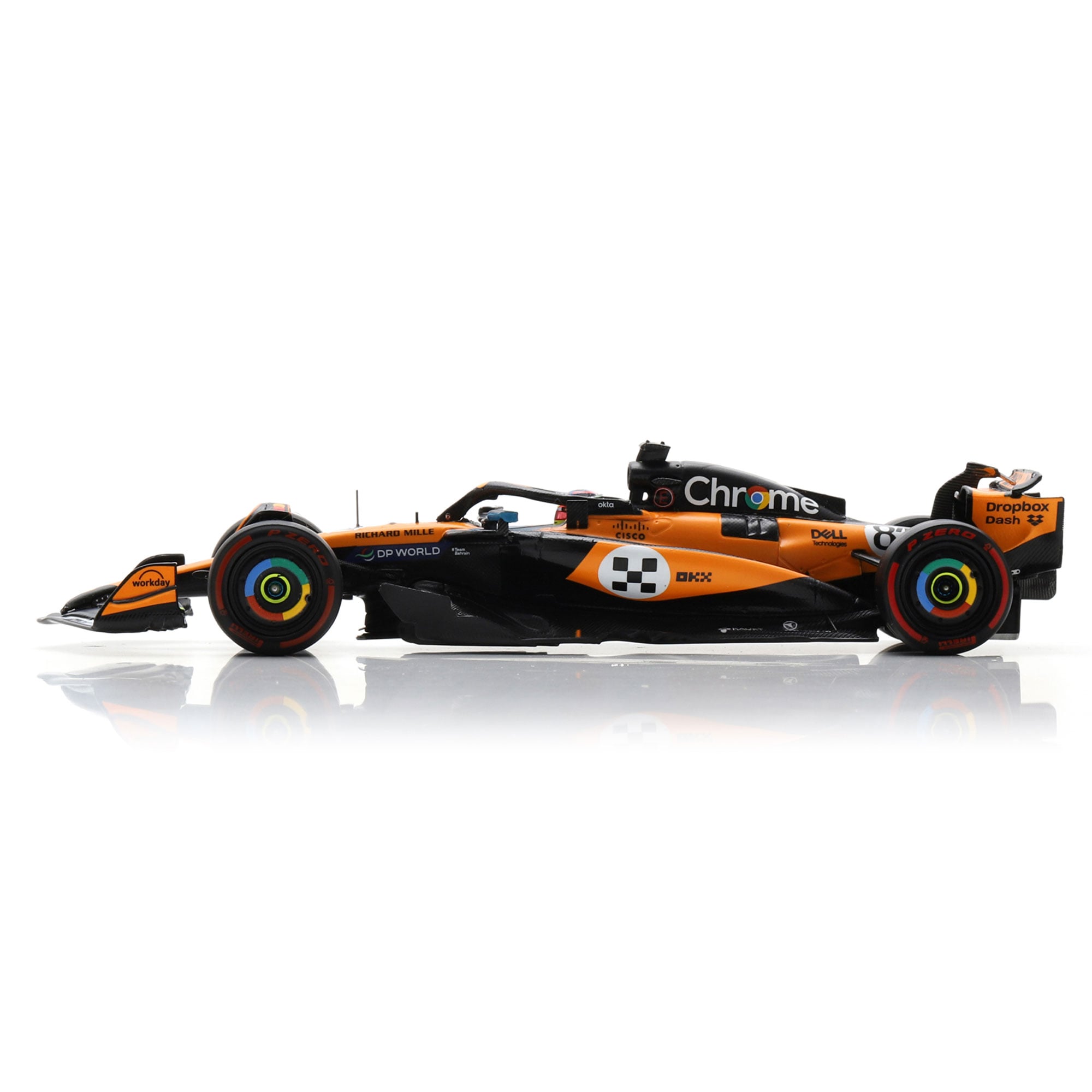 Spark Models Oscar Piastri McLaren F1 Team 2025 Spanish GP Winner #81 1:43 Scale Die-Cast Car