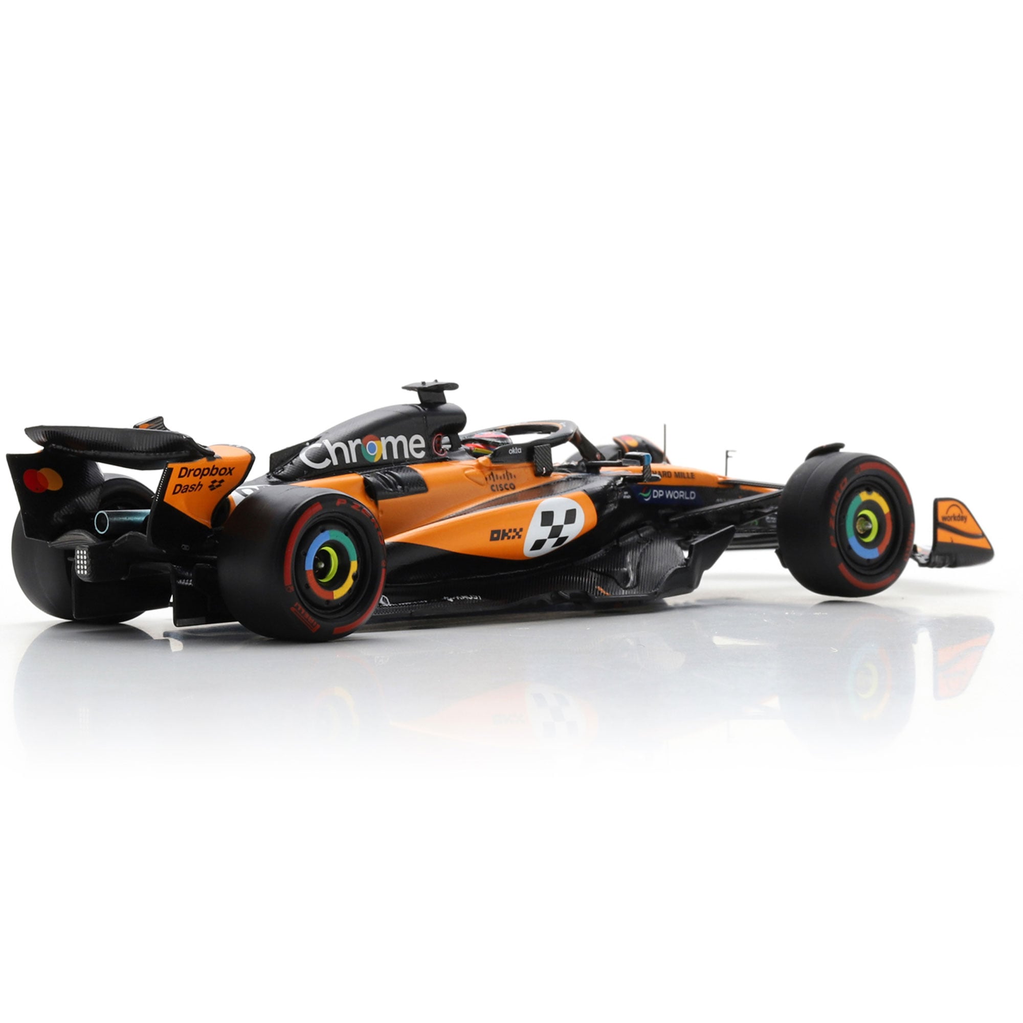 Spark Models Oscar Piastri McLaren F1 Team 2025 Spanish GP Winner #81 1:43 Scale Die-Cast Car