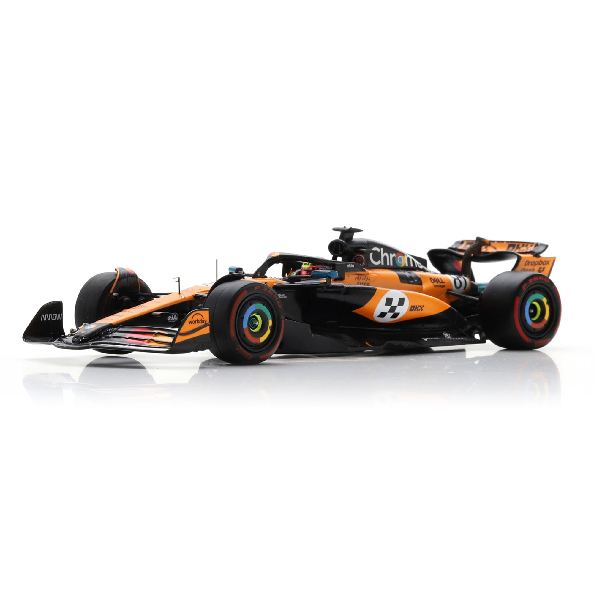 Spark Models Oscar Piastri McLaren F1 Team 2025 Spanish GP Winner #81 1:43 Scale Die-Cast Car