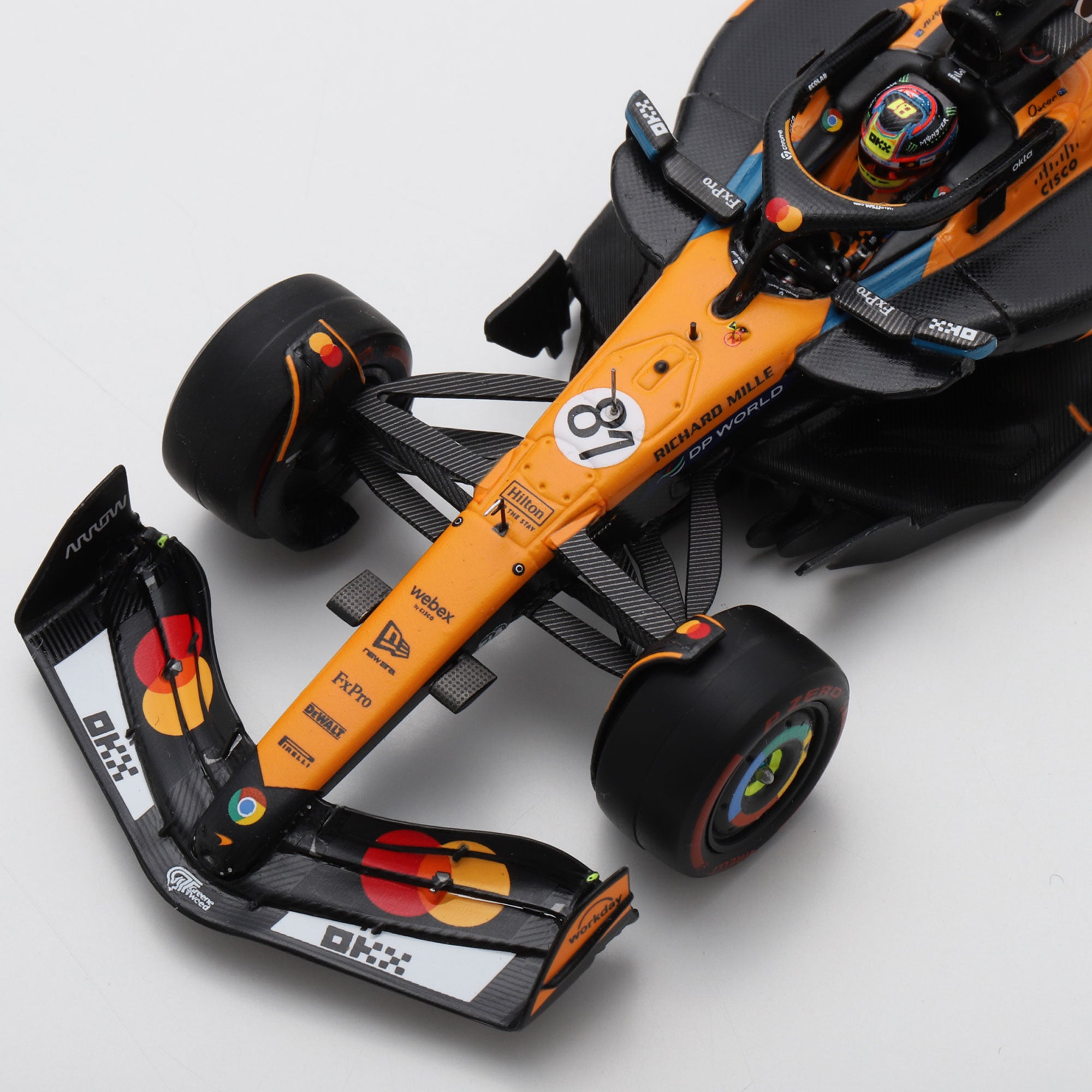 Spark Models Oscar Piastri McLaren F1 Team 2025 Spanish GP Winner #81 1:43 Scale Die-Cast Car