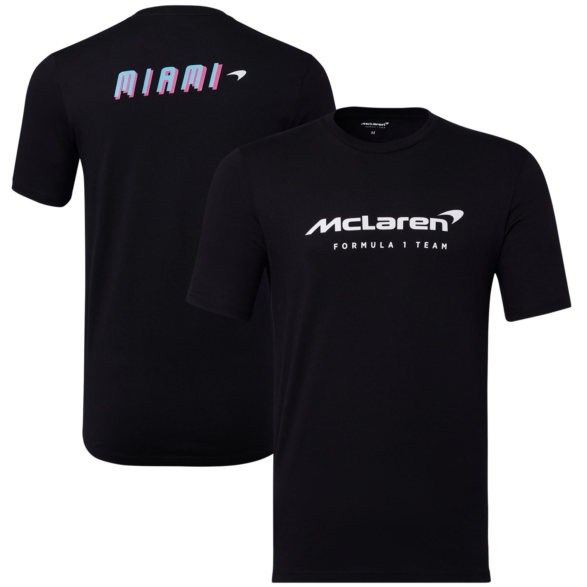 McLaren Miami Neon Logo T-Shirt - Black