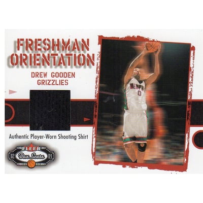 2002-03 Fleer Box Score Freshman Orientation #FO8 Drew Gooden Shirt