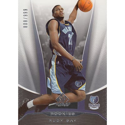 2006-07 SP Game Used #208 Rudy Gay RC