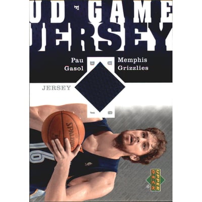 2006-07 Upper Deck UD Game Jersey #PG Pau Gasol