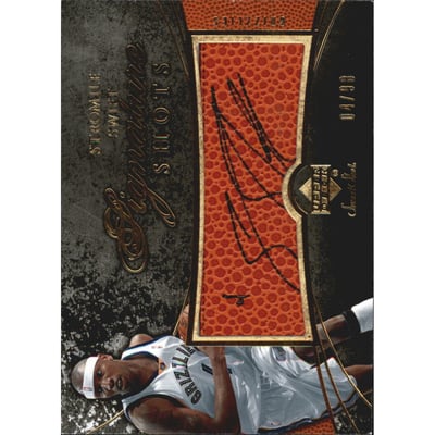 2007-08 Sweet Shot Signature Shots Black Ink #SF Stromile Swift/98