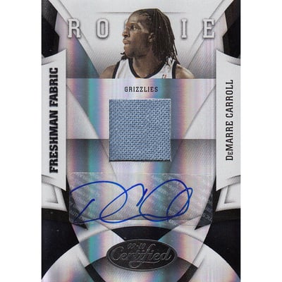 2009-10 Certified #194 DeMarre Carroll JSY AU RC