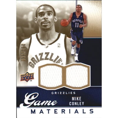 2009-10 Upper Deck Game Materials Gold #GJMC Mike Conley Jr.