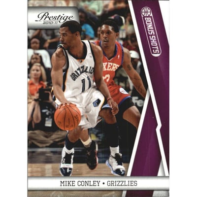 2010-11 Prestige Bonus Shots Purple #54 Mike Conley Jr.