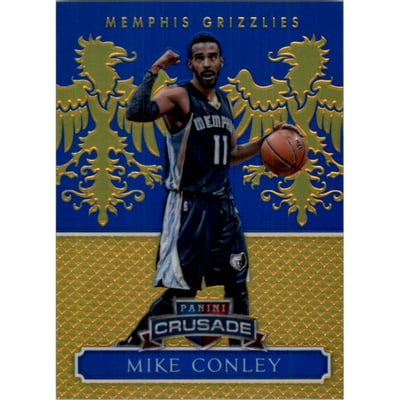 2014-15 Panini Excalibur Crusade Blue #54 Mike Conley