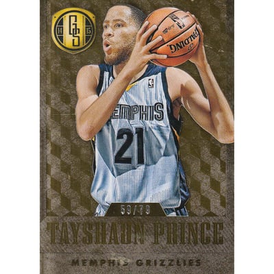 2014-15 Panini Gold Standard Gold #62 Tayshaun Prince
