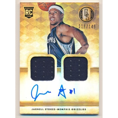 2014-15 Panini Gold Standard #265 Jarnell Stokes JSY AU/149