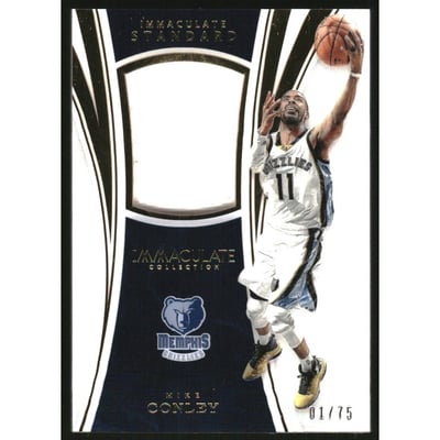 2015-16 Immaculate Collection Standard Materials #STMCO Mike Conley/75