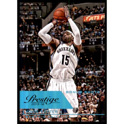 2015-16 Prestige Bonus Shots Blue #54 Vince Carter