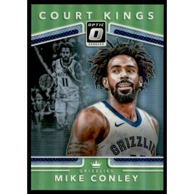 2017-18 Donruss Optic Court Kings Lime Green #8 Mike Conley