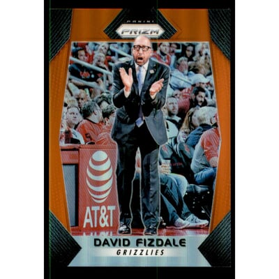 2017-18 Panini Prizm Prizms Orange #210 David Fizdale CO