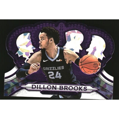 2018-19 Crown Royale Crystal Purple #122 Dillon Brooks