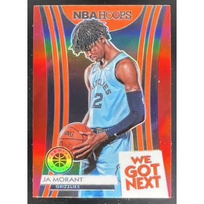 2019-20 Panini Hoops Premium Stock We Got Next Red #19 Ja Morant RC