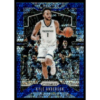 2019-20 Panini Prizm Prizms Fast Break Blue #142 Kyle Anderson