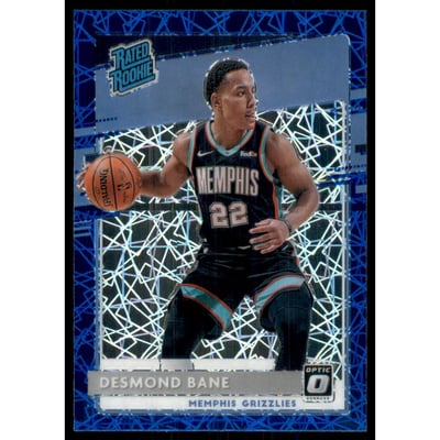 2020-21 Donruss Optic Blue Velocity #180 Desmond Bane RR