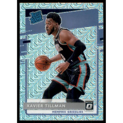 2020-21 Donruss Optic Choice #185 Xavier Tillman RR