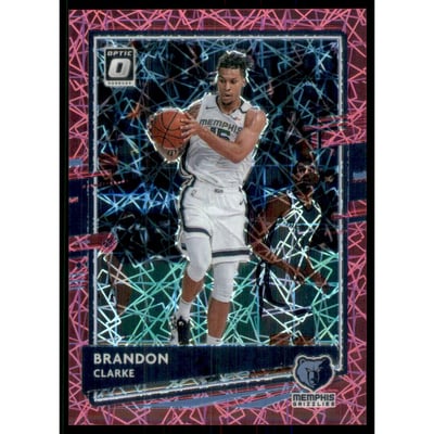 2020-21 Donruss Optic Pink Velocity #5 Brandon Clarke