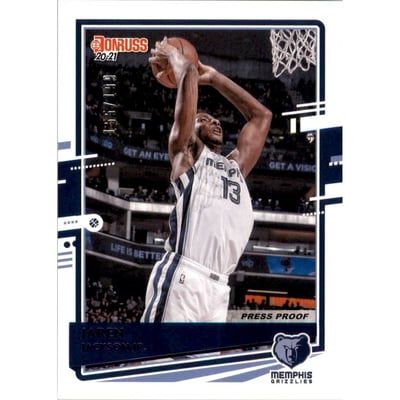 2020-21 Donruss Press Proof Purple #17 Jaren Jackson Jr.