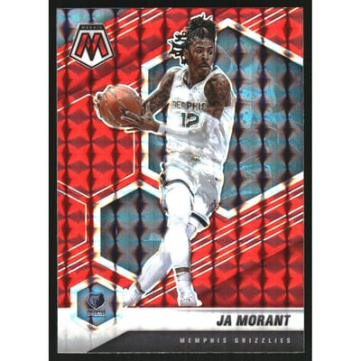 2020-21 Panini Mosaic Mosaic Red #40 Ja Morant
