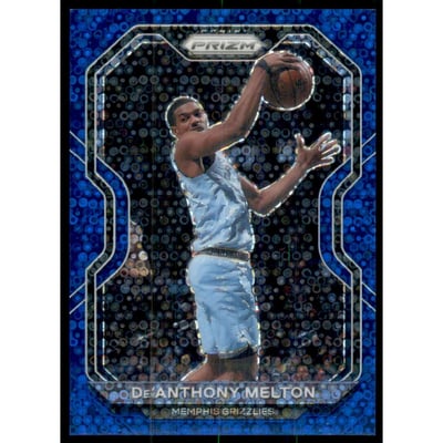 2020-21 Panini Prizm Prizms Fast Break Blue #26 De'Anthony Melton