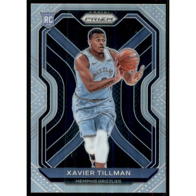 2020-21 Panini Prizm Prizms Silver #299 Xavier Tillman