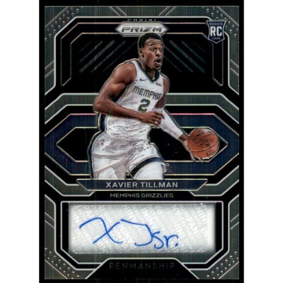 2020-21 Panini Prizm Rookie Penmanship #32 Xavier Tillman