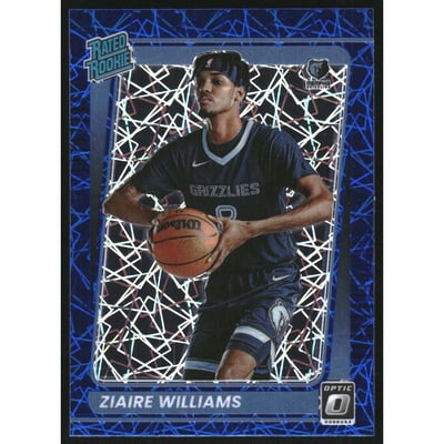 2021-22 Donruss Optic Blue Velocity #198 Ziaire Williams