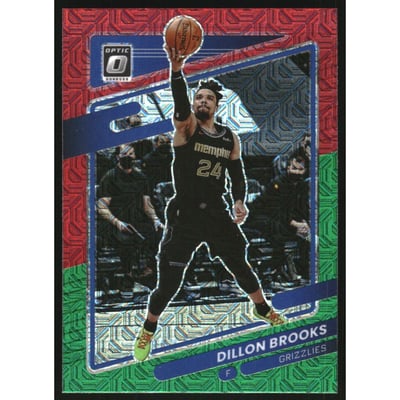 2021-22 Donruss Optic Choice Red and Green #136 Dillon Brooks